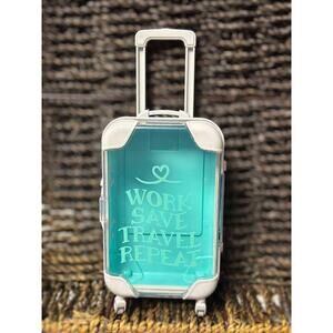 Aqua Work Save Travel Repeat Mini Luggage